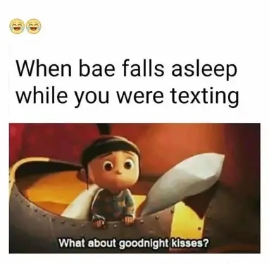 Agnes going to bed meme