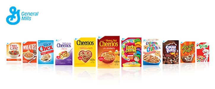 All general mills cereal boxes