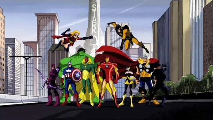 Marvel Avengers Earth's Mightiest Heroes characters