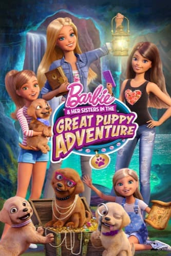 Barbie & Her Sisters In The Great Puppy Adventure 2015 movie poster
