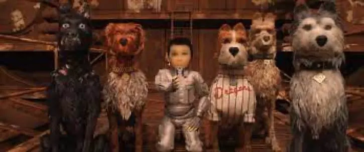 Isle of Dogs Atari and his dogs