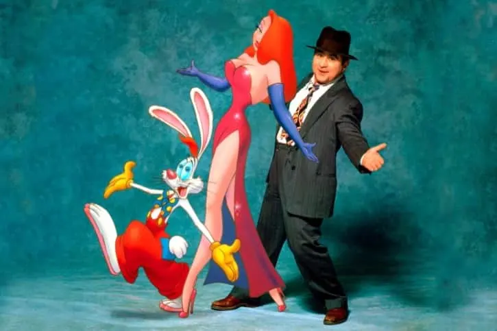 Who Framed Roger Rabbit with Roger Rabbit, Jessica Rabbit, and Eddie Valiant