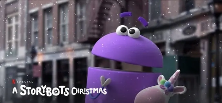 A Storybots Christmas movie on Netflix