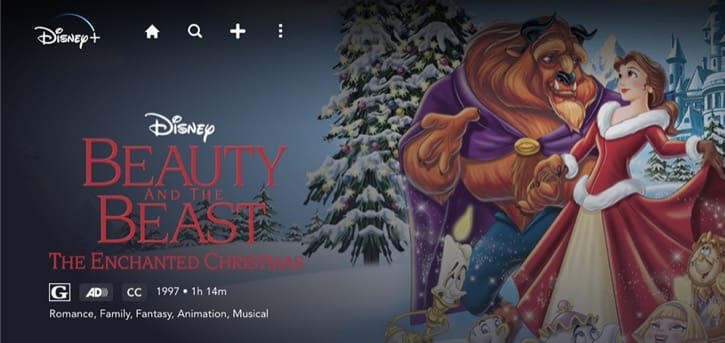 Beauty And The Beast The Enchanted Christmas