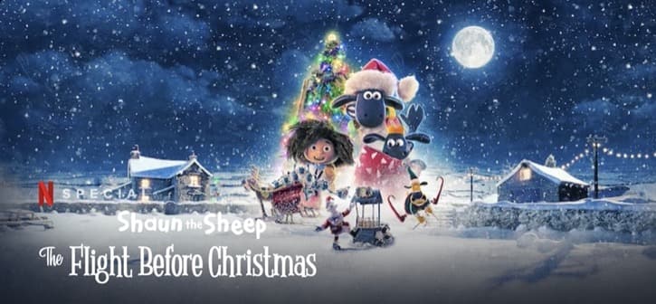 Shaun the Sheep The Flight Before Christmas movie on Netflix