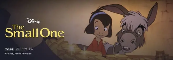 The Small One movie on Disney+