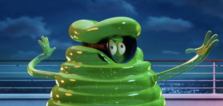 Hotel Transylvania 3 Summer Vacation Blobby with a diving mask on