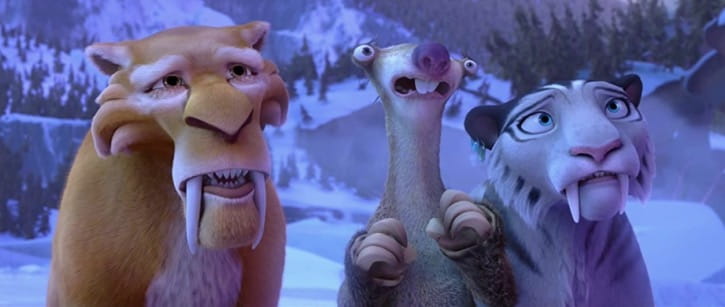 Ice Age Collision Course Diego, Sid, and Shira