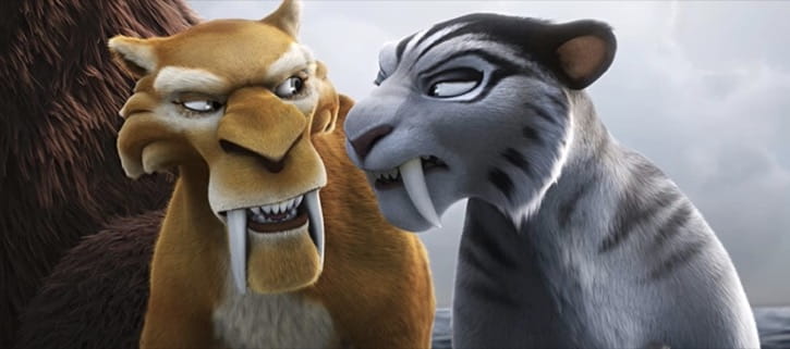 Ice Age Continental Drift Diego and Shira