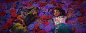 What else can I do song with Mirabel and Isabela laying in a pile of purple flowers