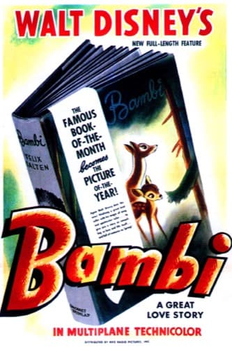 Bambi 1942 movie poster 1