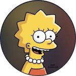 Lisa Simpson Disney Plus Icon