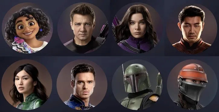 New Disney Plus Icons for your profile image