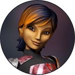 Sabine Wren Disney Plus Icon