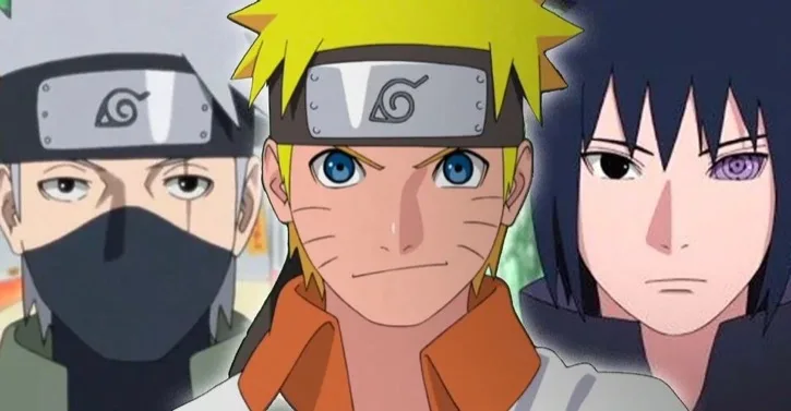 Kakashi, Naruto, and Sasuke