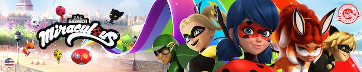Miraculous character banner