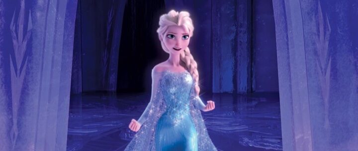 Elsa image in her ice castle