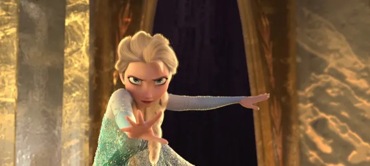Elsa image posing and facing the camera