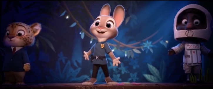 Young Judy Hopps in a school play wants to be an officer in Zootopia