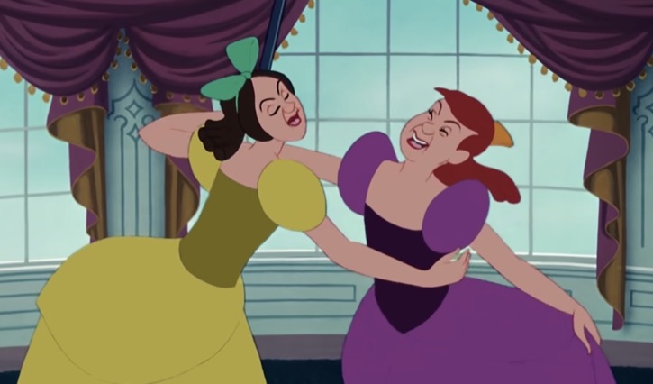 Anastasia and Drizella dancing