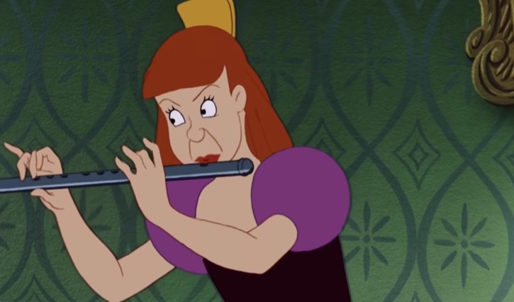 Anastasia playing the flute