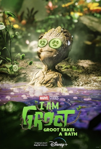 I Am Groot poster Goot Takes a Bath