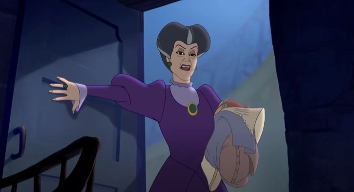Lady Tremaine in her purple dress