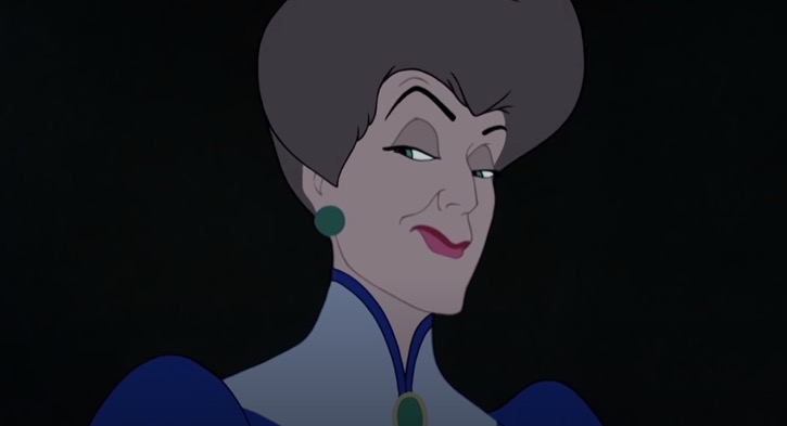 Lady Tremaine with an evil stare