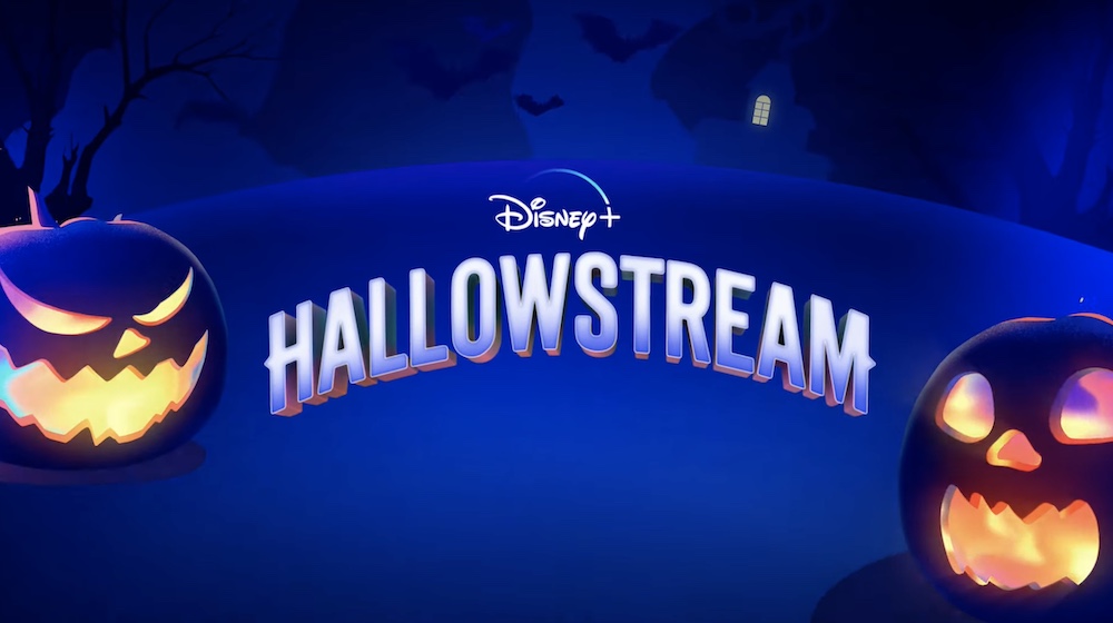 Halloween movies on Disney Plus Hallowstream logo