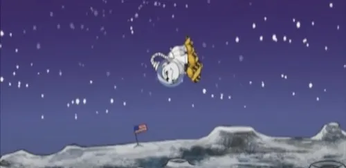 Meaty skating on the moon