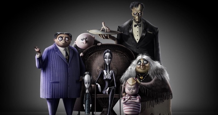 The Addams Family animated movie cast of characters