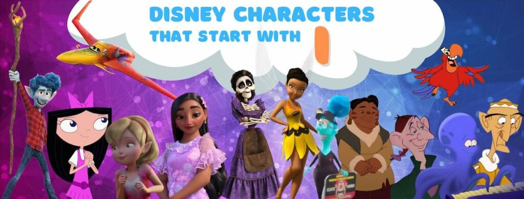 Disney Characters starting with I