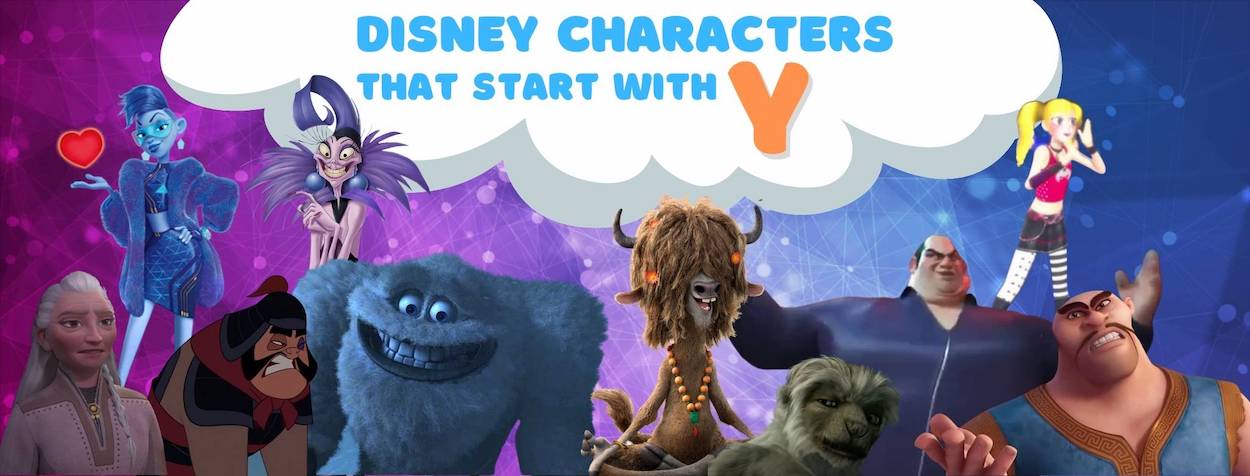 Disney Characters starting with Y