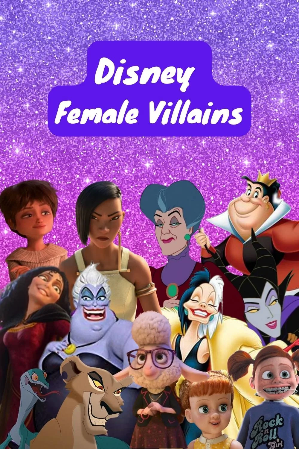 Disney female villains list
