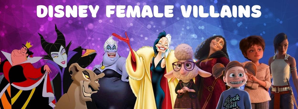25 Disney Villains Female - Featured Animation