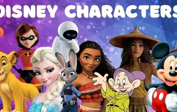 Popular Disney Characters