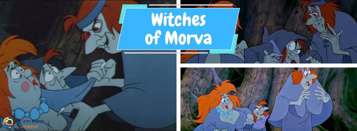 Witches of Morva in The Black Cauldron