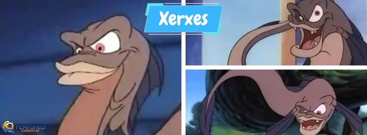 Xerxes in Aladdin TV series