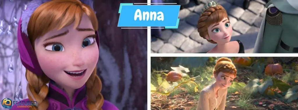 Anna in the Disney Frozen series