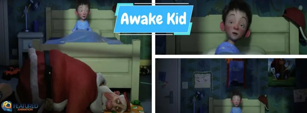 Awake Kid in Arthur Christmas