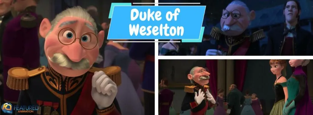 Duke of Weselton in the Disney Frozen series