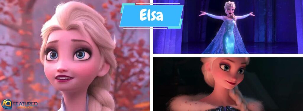 Elsa in the Disney Frozen series