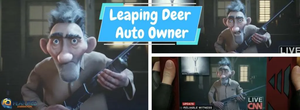 Leaping Deer Auto Owner in Arthur Christmas