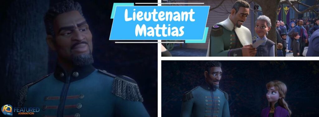 Lieutenant Mattias in the Disney Frozen series