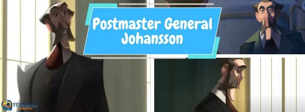 Postmaster General Johansson in Klaus