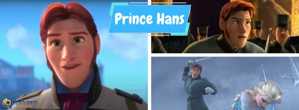 Prince Hans in the Disney Frozen series
