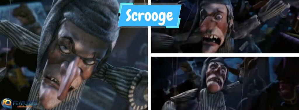Scrooge in The Polar Express