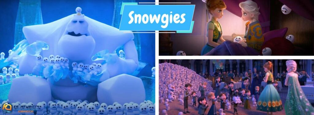 Snowgies in the Disney Frozen series