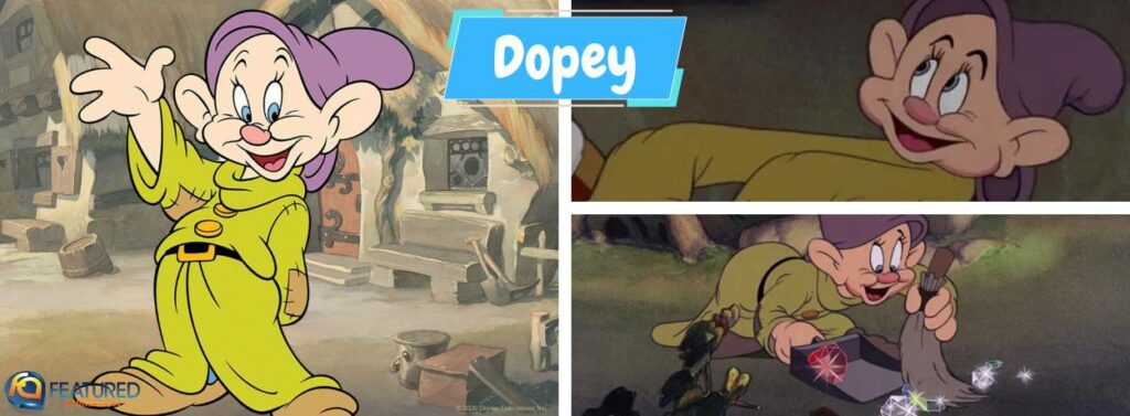 dopey in snow white and the seven dwarfs