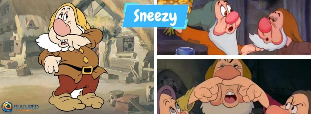 sneezy in snow white and the seven dwarfs
